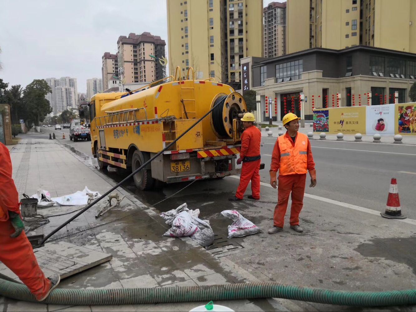会昌排污管道清淤-管道清洗